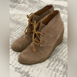 Sperry 10M Leather Upper Lace‎ Up Wedges